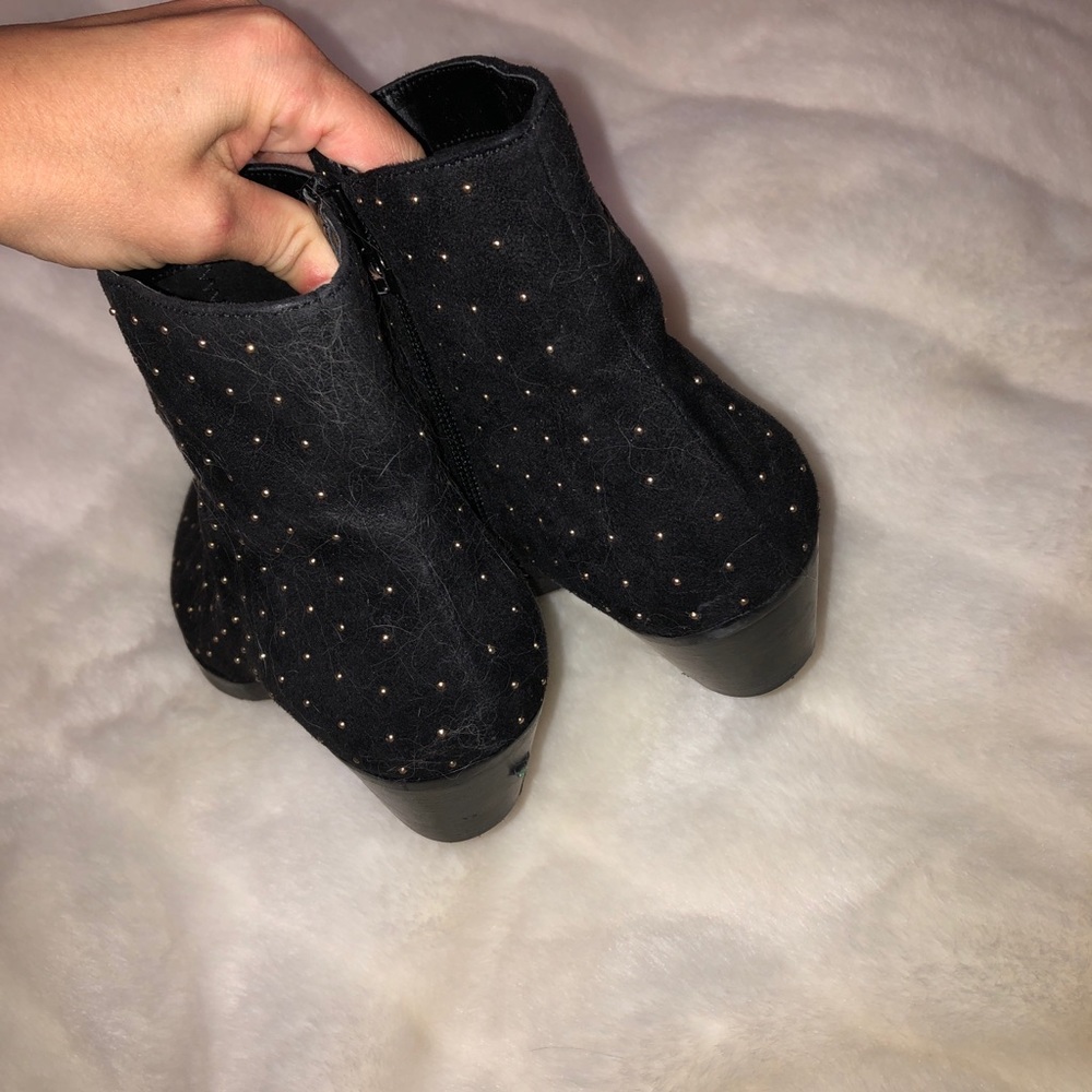Gold Studded Booties - image 3